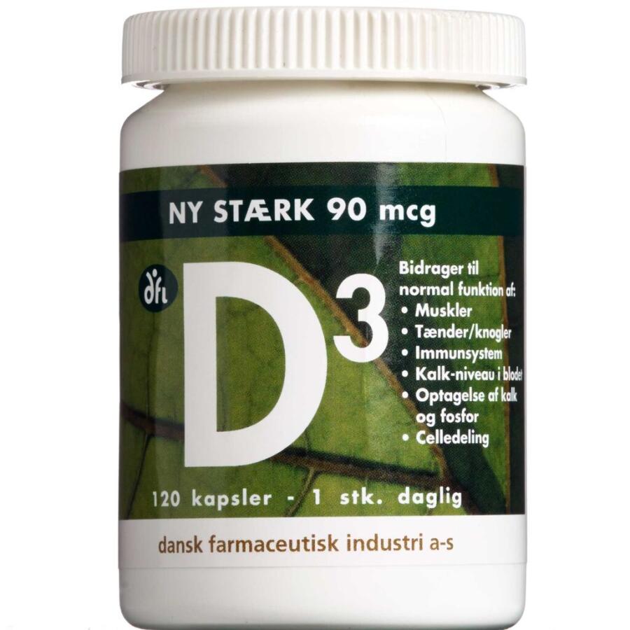 D3-Vitamin Stærk Kapsler 90 µg