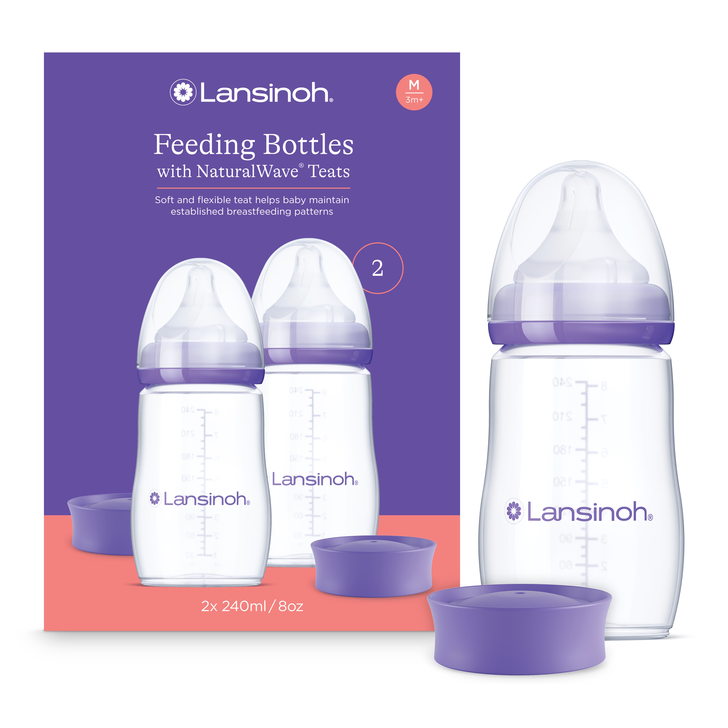 Lansinoh NaturalWave Sutteflasker