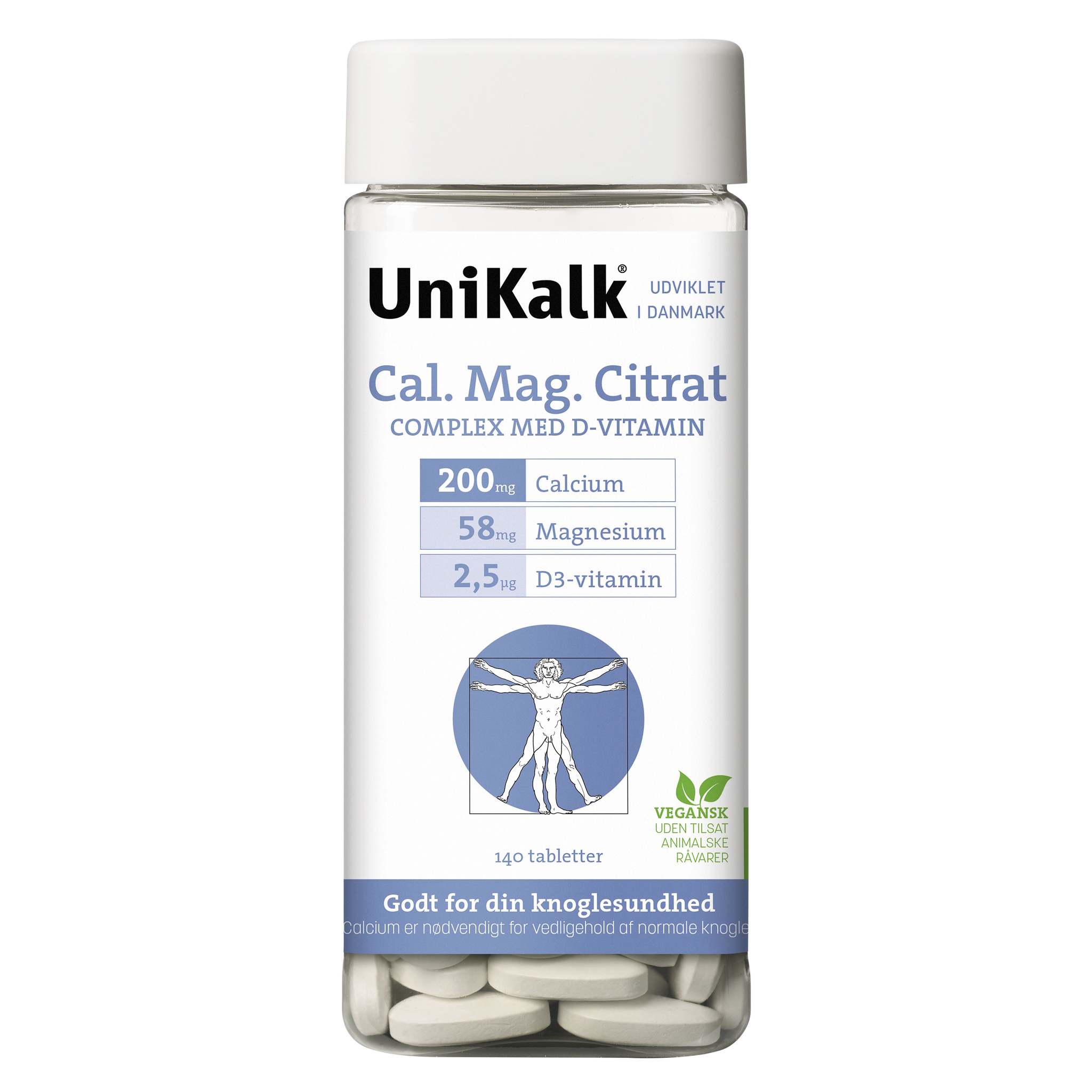 UniKalk Cal-Mag-Citrat Tabletter