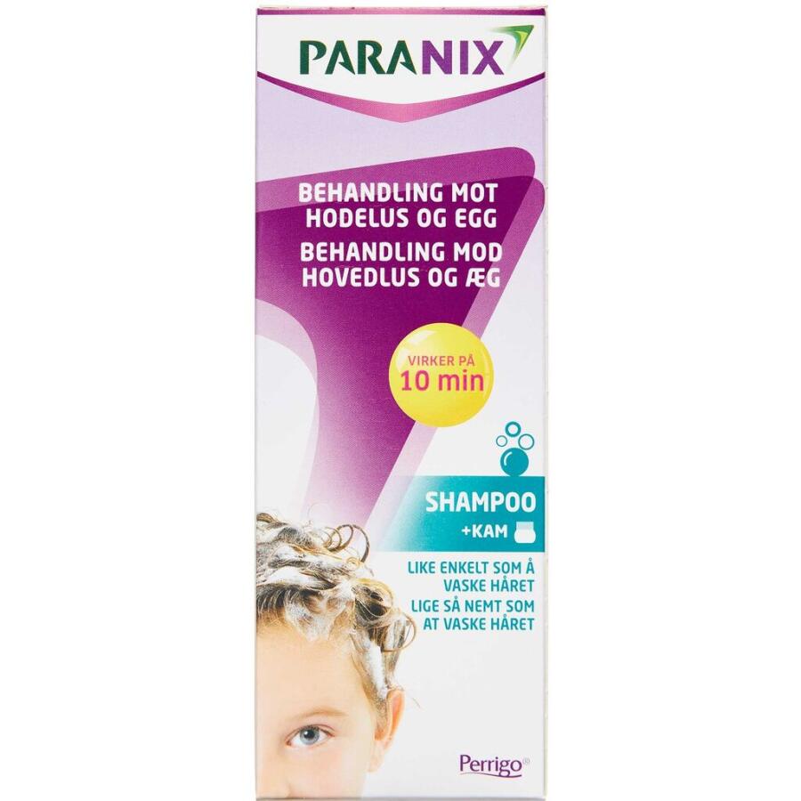 Paranix shampoo med kam