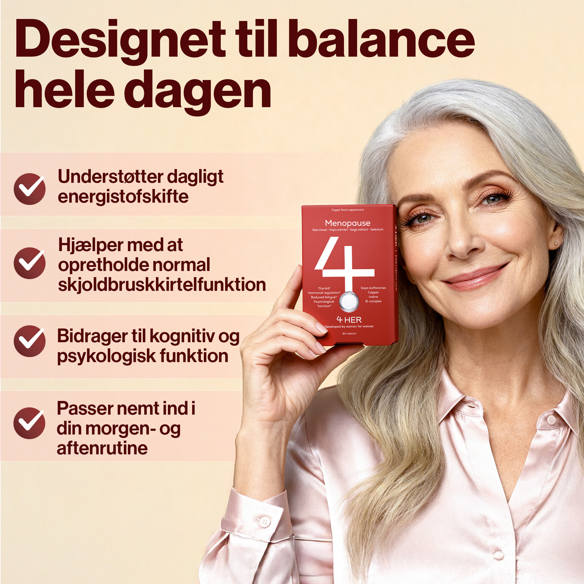 4 HER Menopause 60 stk