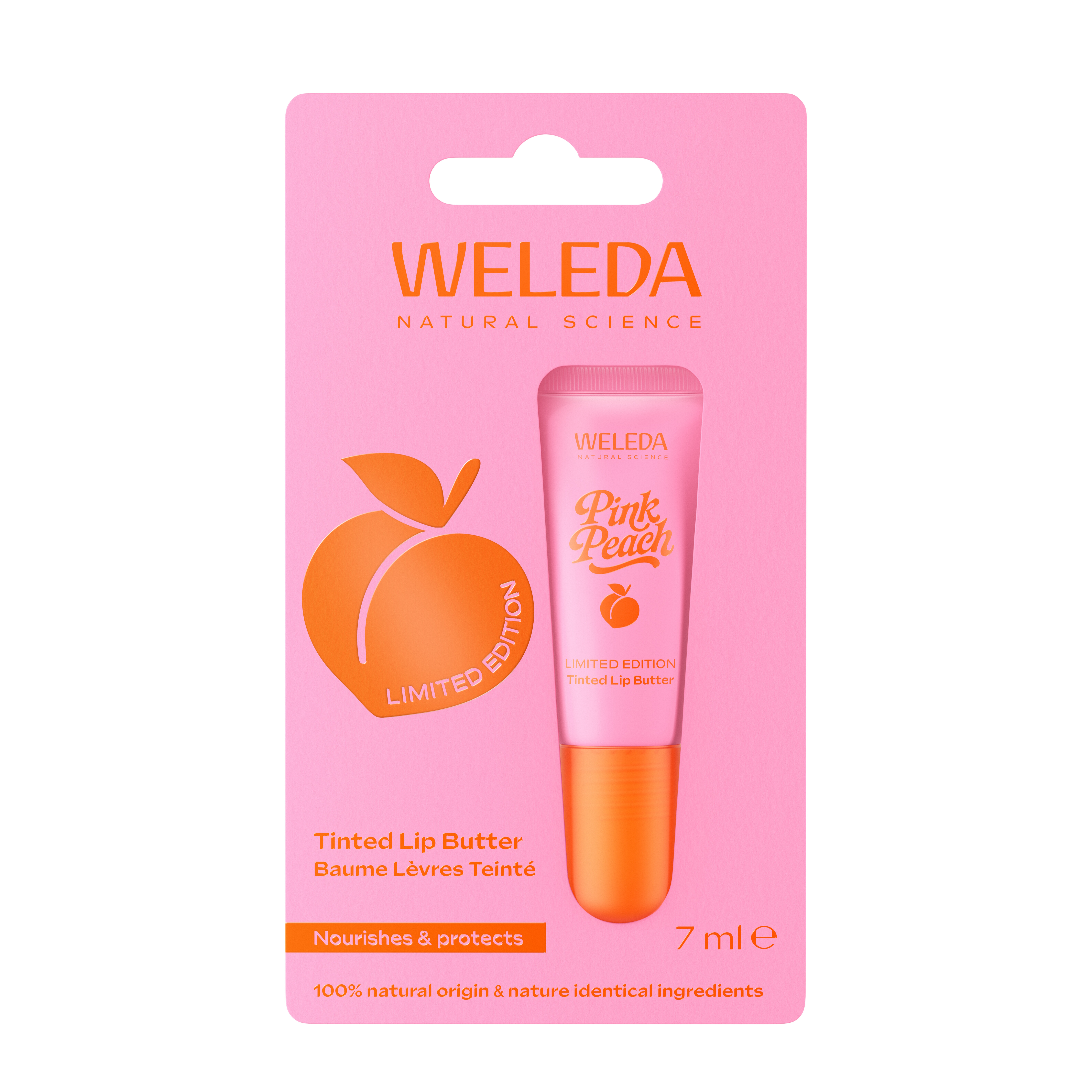 Weleda Pink Peach Lip balm Limited Edition