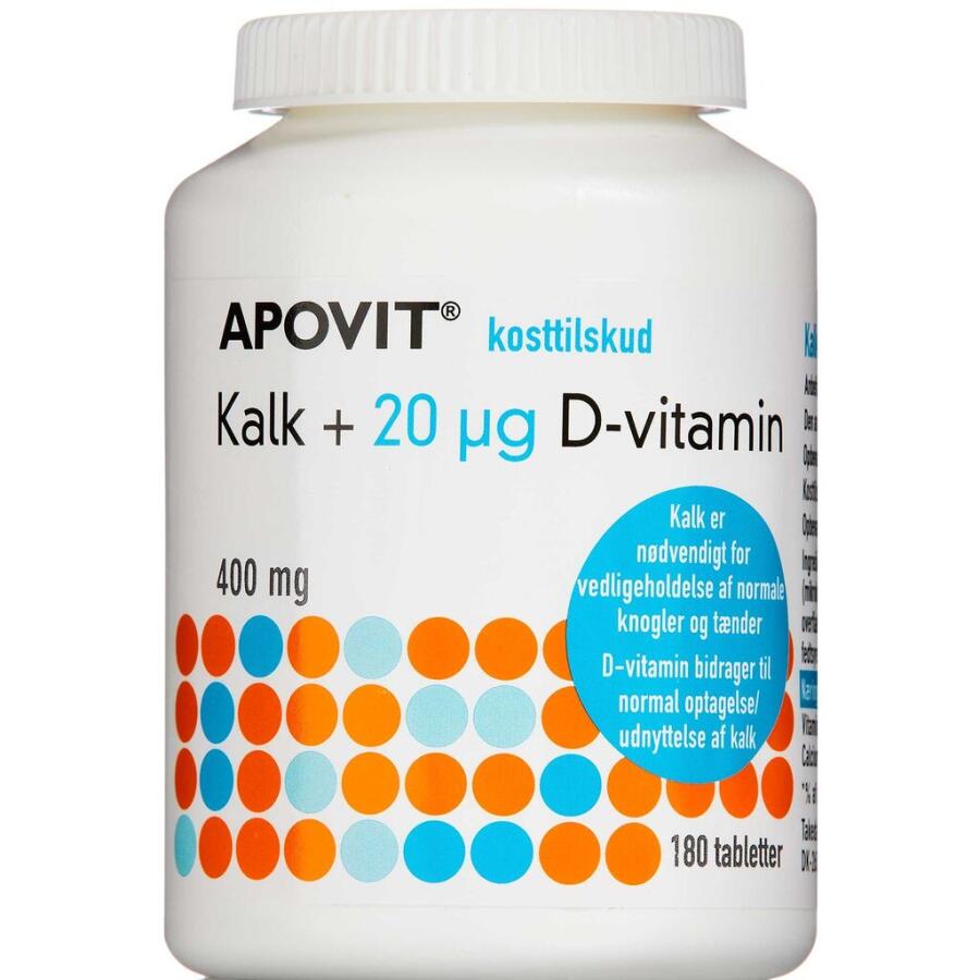 APOVIT Kalk + 20 µg D-vitamin