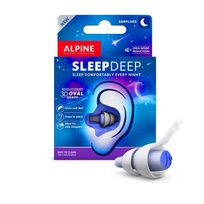 Alpine SleepDeep Ørepropper, Str. M/L