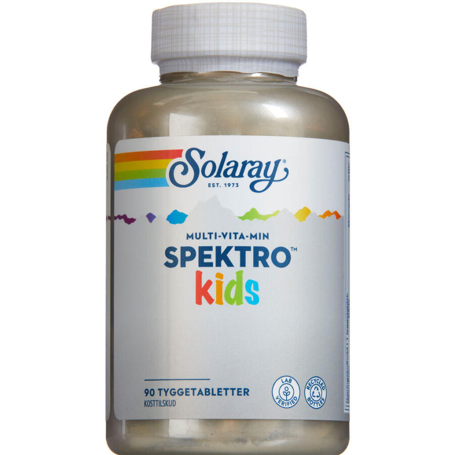 Solaray Spektro Kids Multivitamin Tyggetabletter