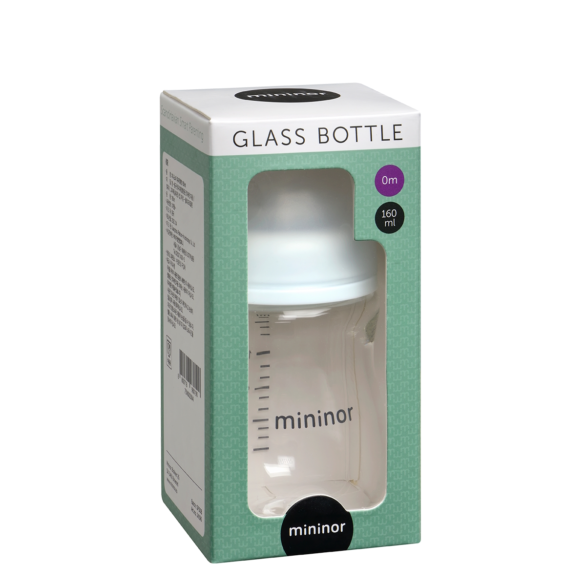 Mininor Glasflaske 160 ml