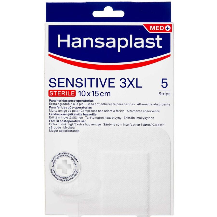 Hansaplast Sensitive 3XL 10x15cm