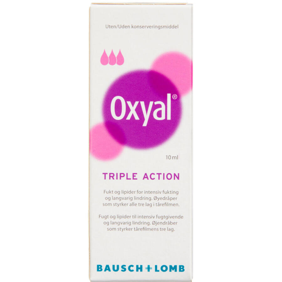 Oxyal Triple Action Øjendråber