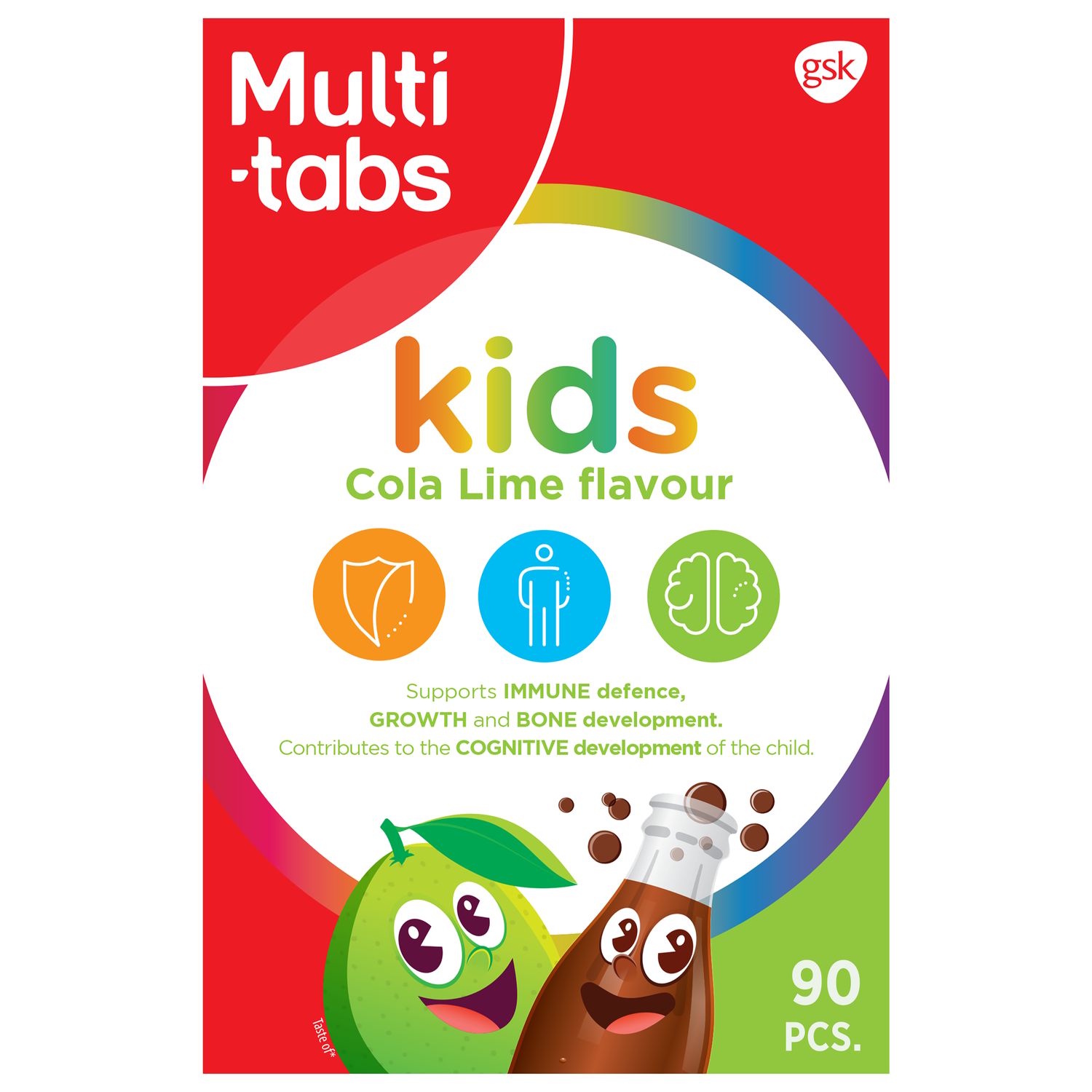 Multi-tabs Kids Cola/Lime