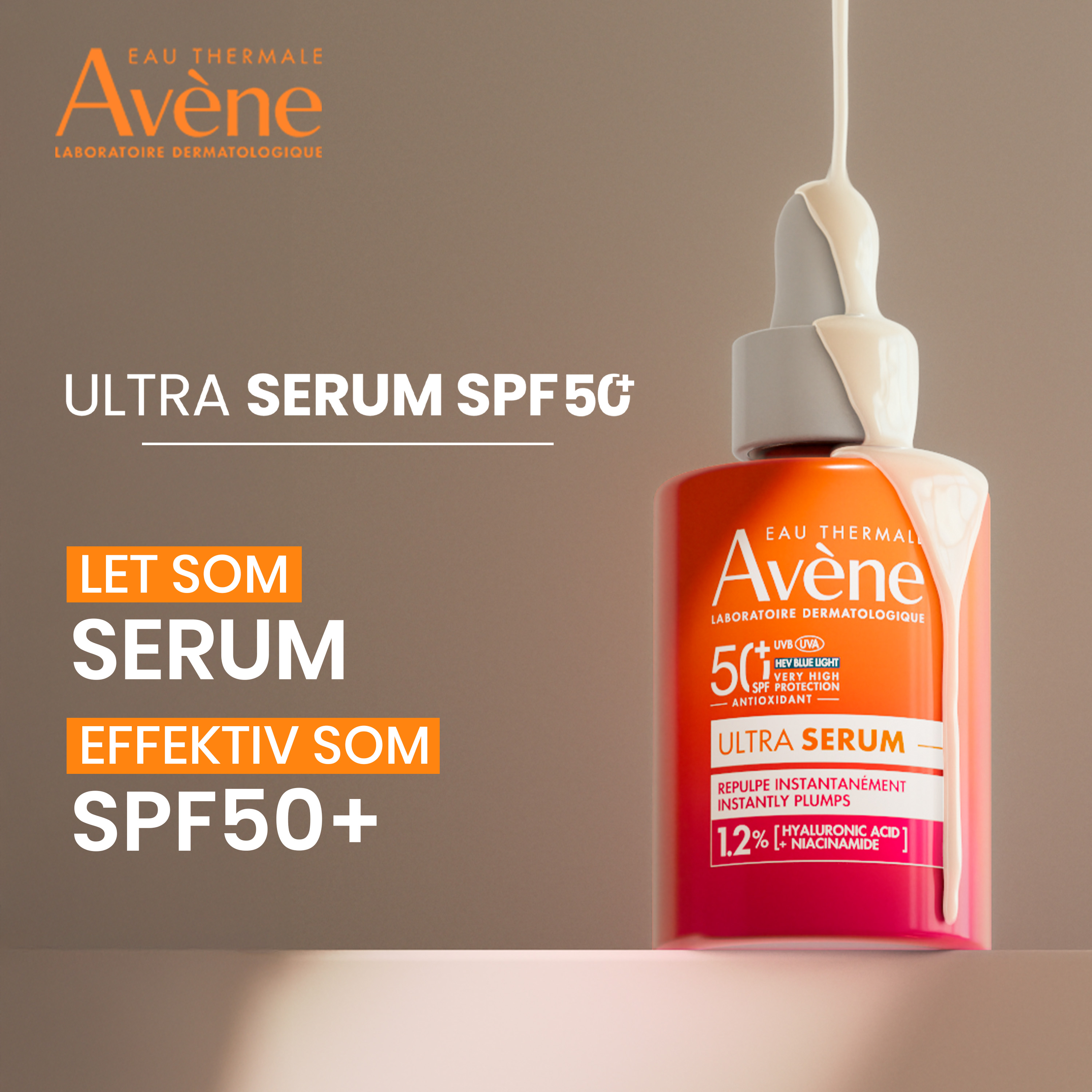 Avène Ultra Serum Instantly Plumps SPF 50+