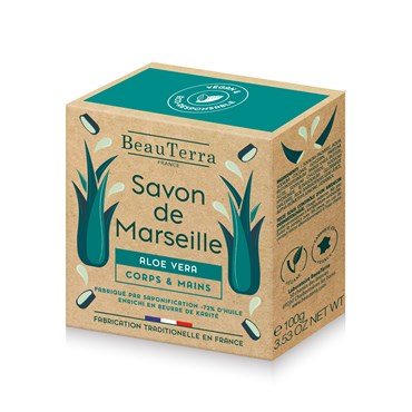 BeauTerra Marseille Solid Soap - Aloe Vera