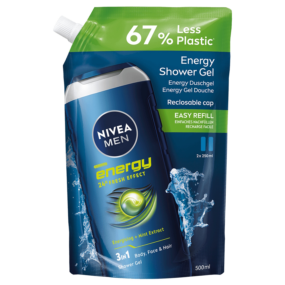 NIVEA Men Energy Shower Gel Refill