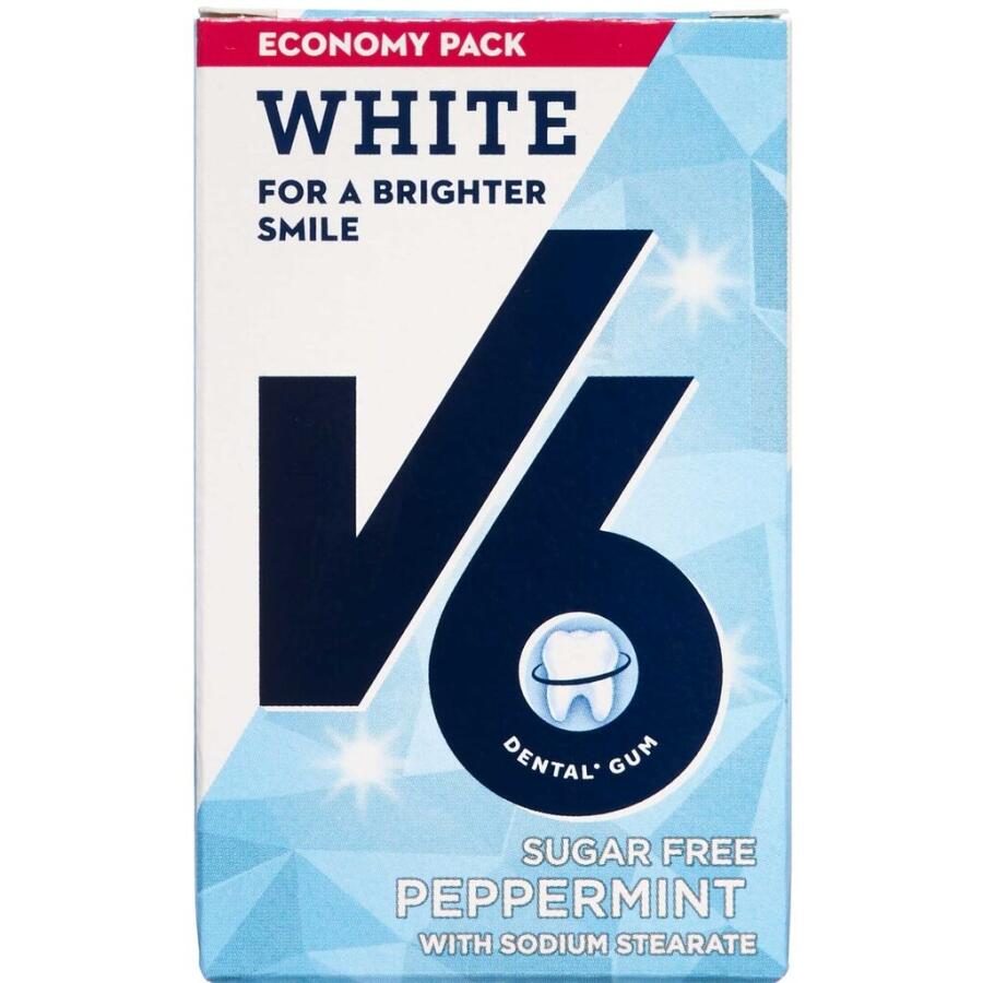 V6 Økopakke White Pebbermint