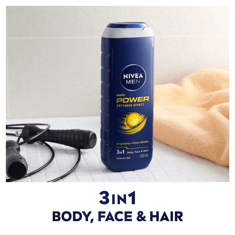NIVEA Men shower Power Refresh Shower Gel