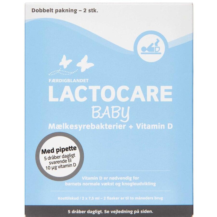 Lactocare Baby D-dråber 2-pak