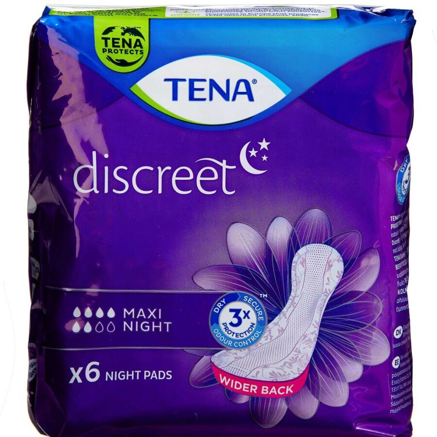 TENA Discreet Protect+ Maxi Night