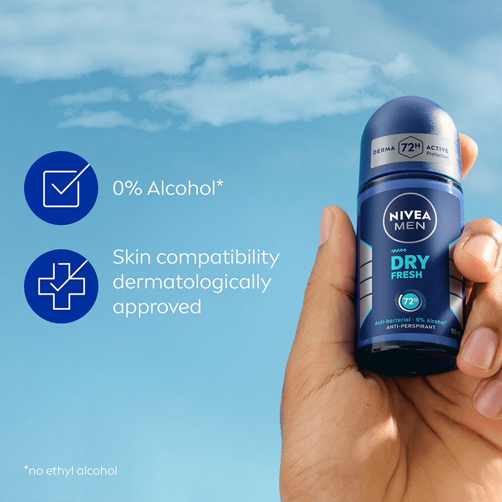 NIVEA Dry Fresh Male Roll on