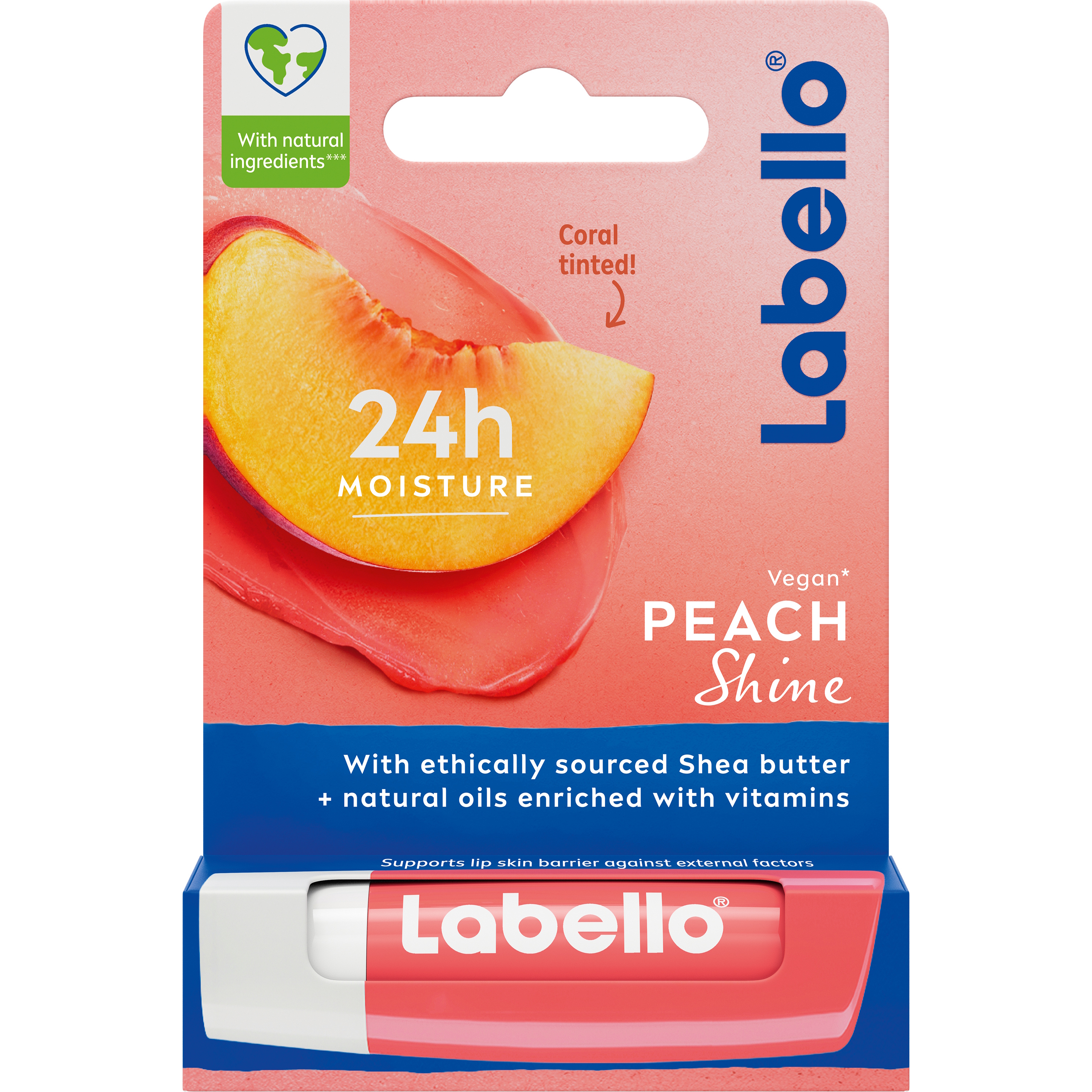 Labello Fruity Shine Peach Lip Balm