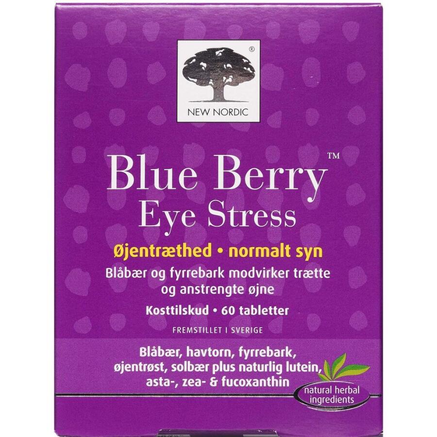 Blue berry eye stress tabl