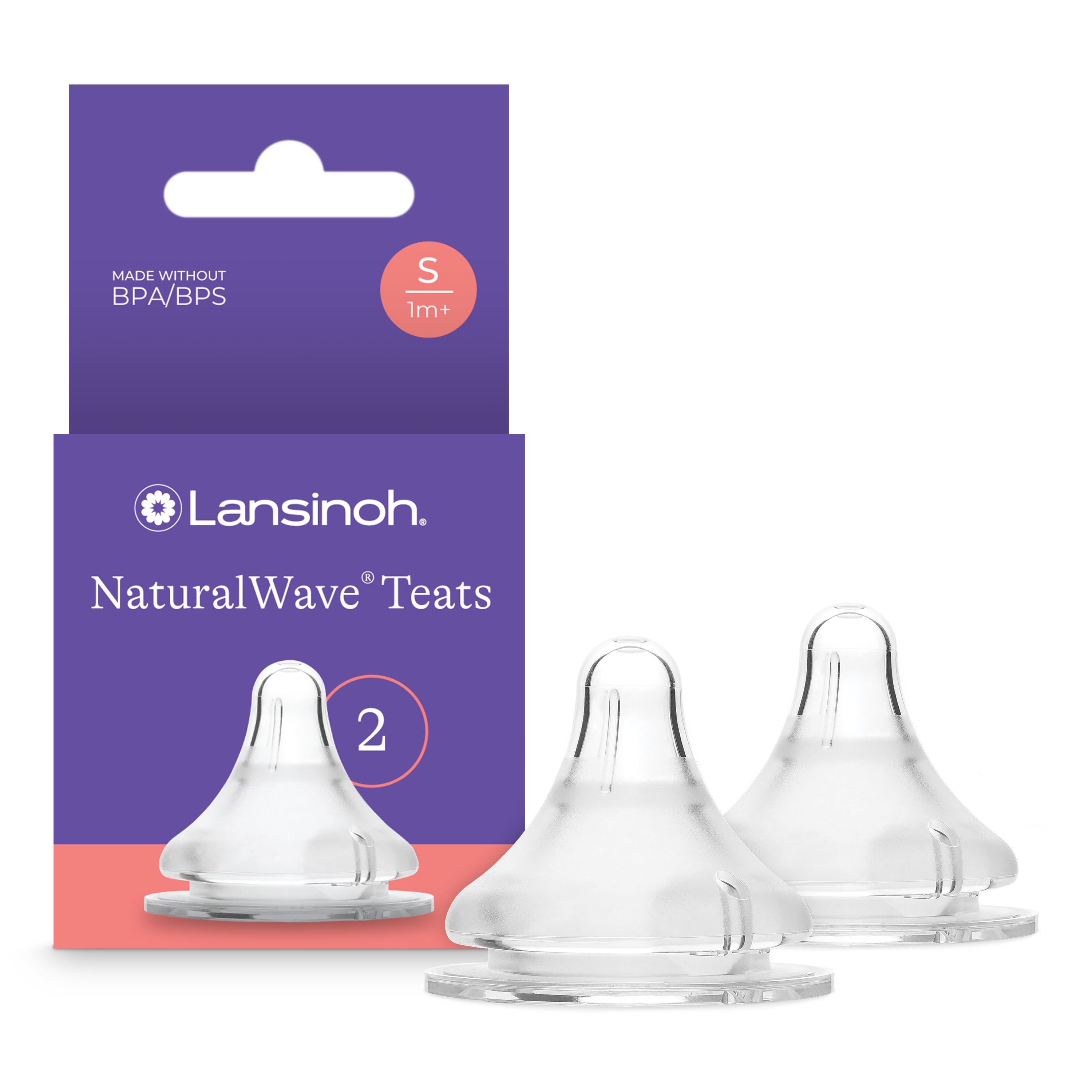 Lansinoh NaturalWave Flaskesut Slow Flow