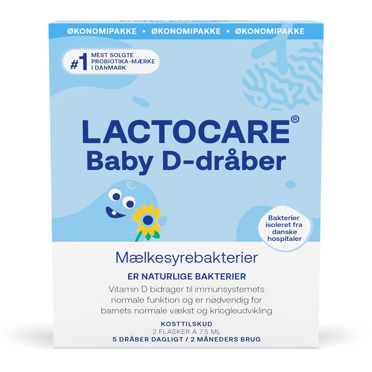 Lactocare Baby D-dråber 2-Pak