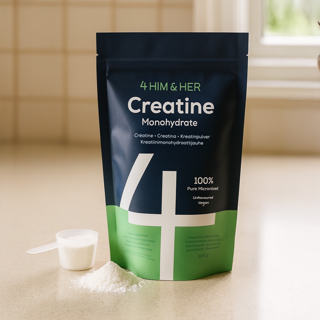 4Him&Her Creatine Monohydrate - 500g Pure Micronized Powder