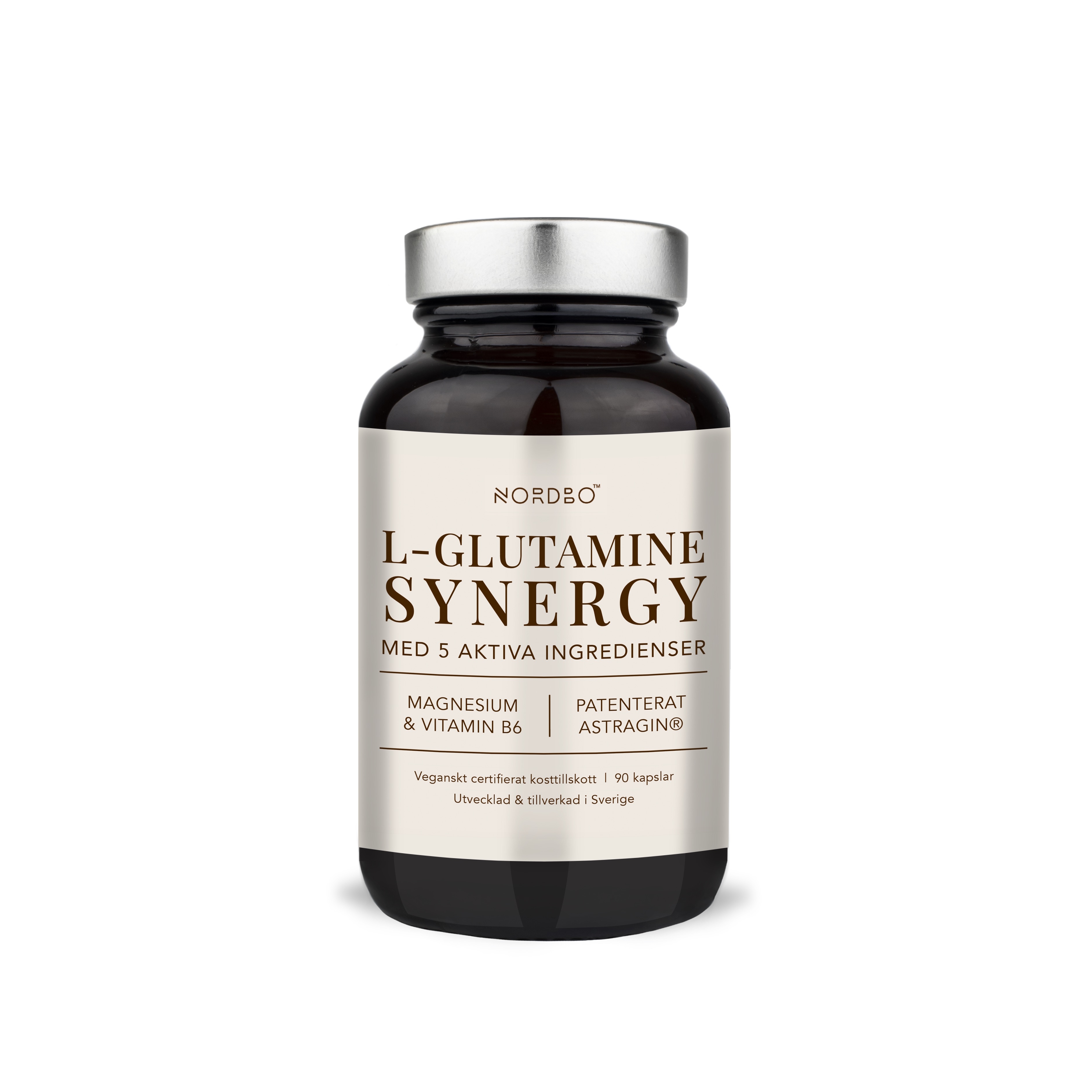 Nordbo L-Glutamine Synergy, 90 kap
