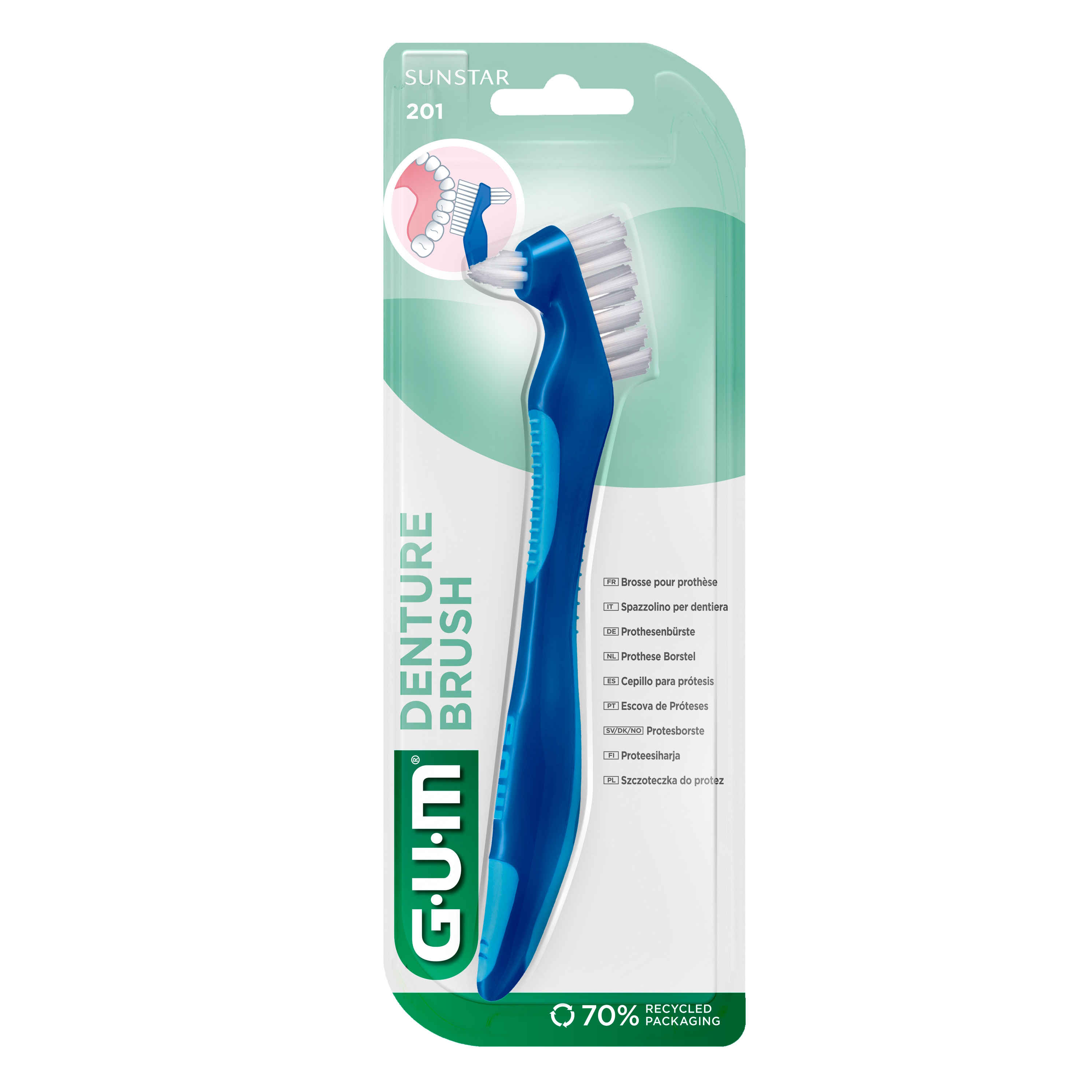 GUM Denture Brush Protesebørste