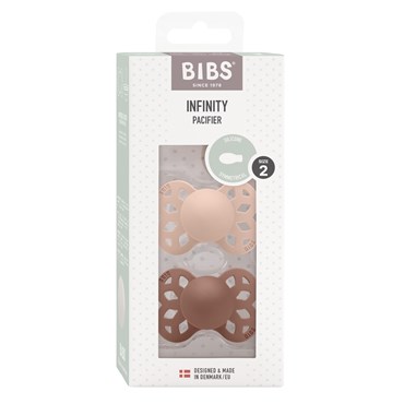 BIBS Infinity 2-pak Blush/Woodchuck Size 2