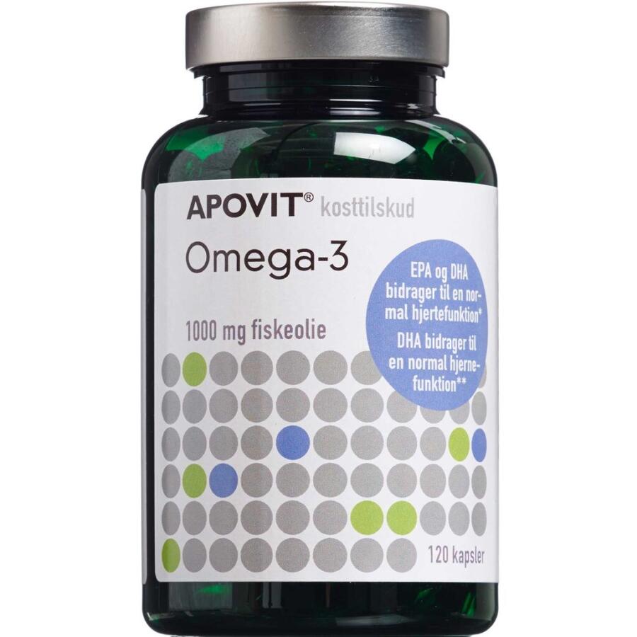 APOVIT Omega-3, 1000 mg Kapsler