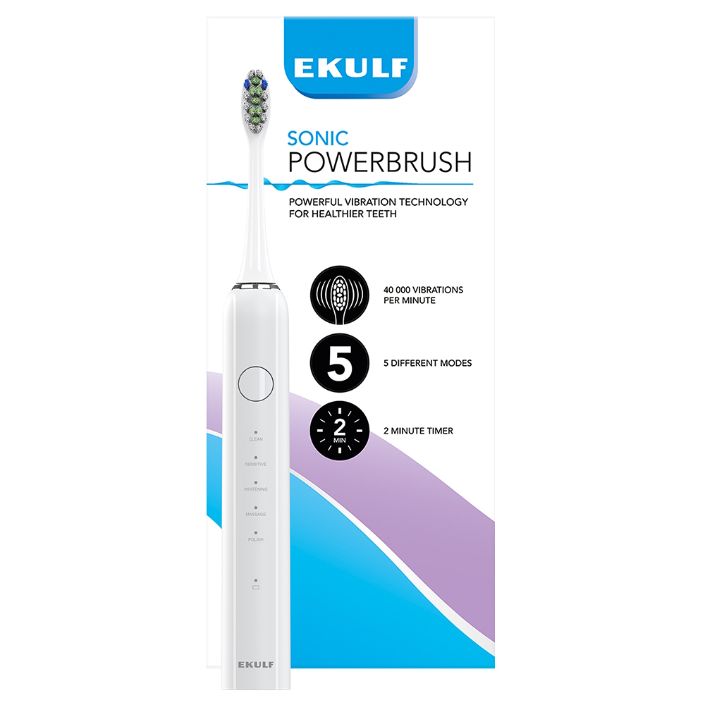 EKULF Sonic PowerBrush White