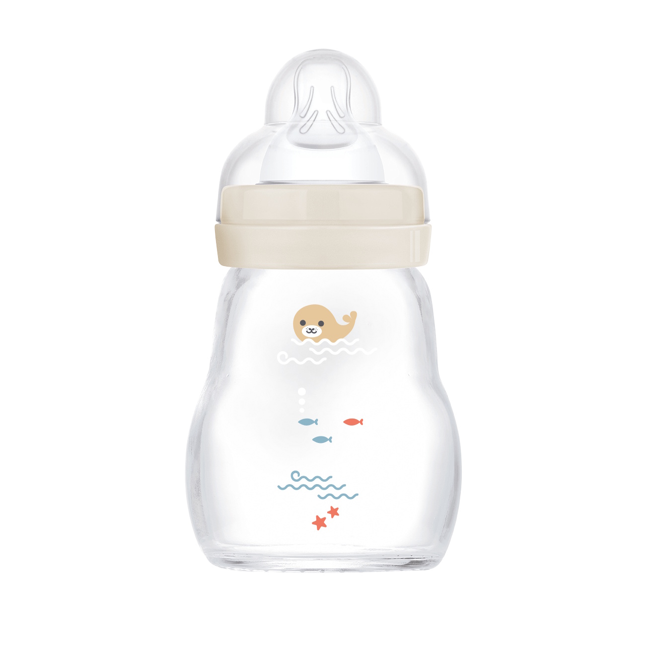 MAM Feel Good Glass Bottle 170 ml Neutral