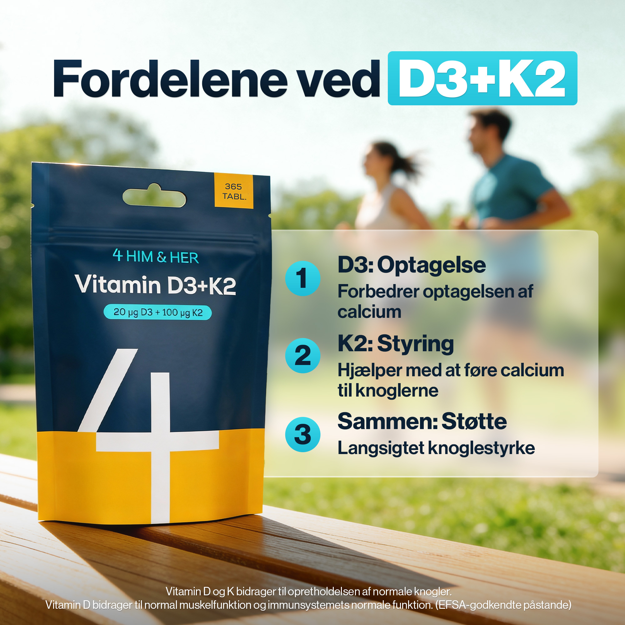 4 HIM & HER Vitamin D3 + K2