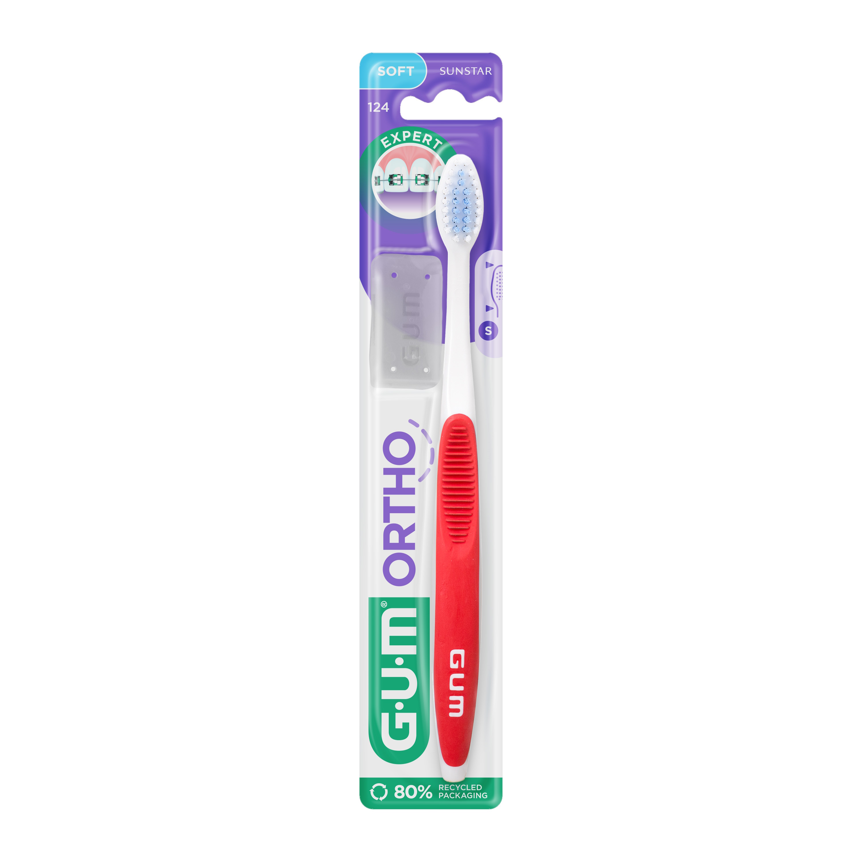 GUM ORTHO Soft Bøjletandbørste