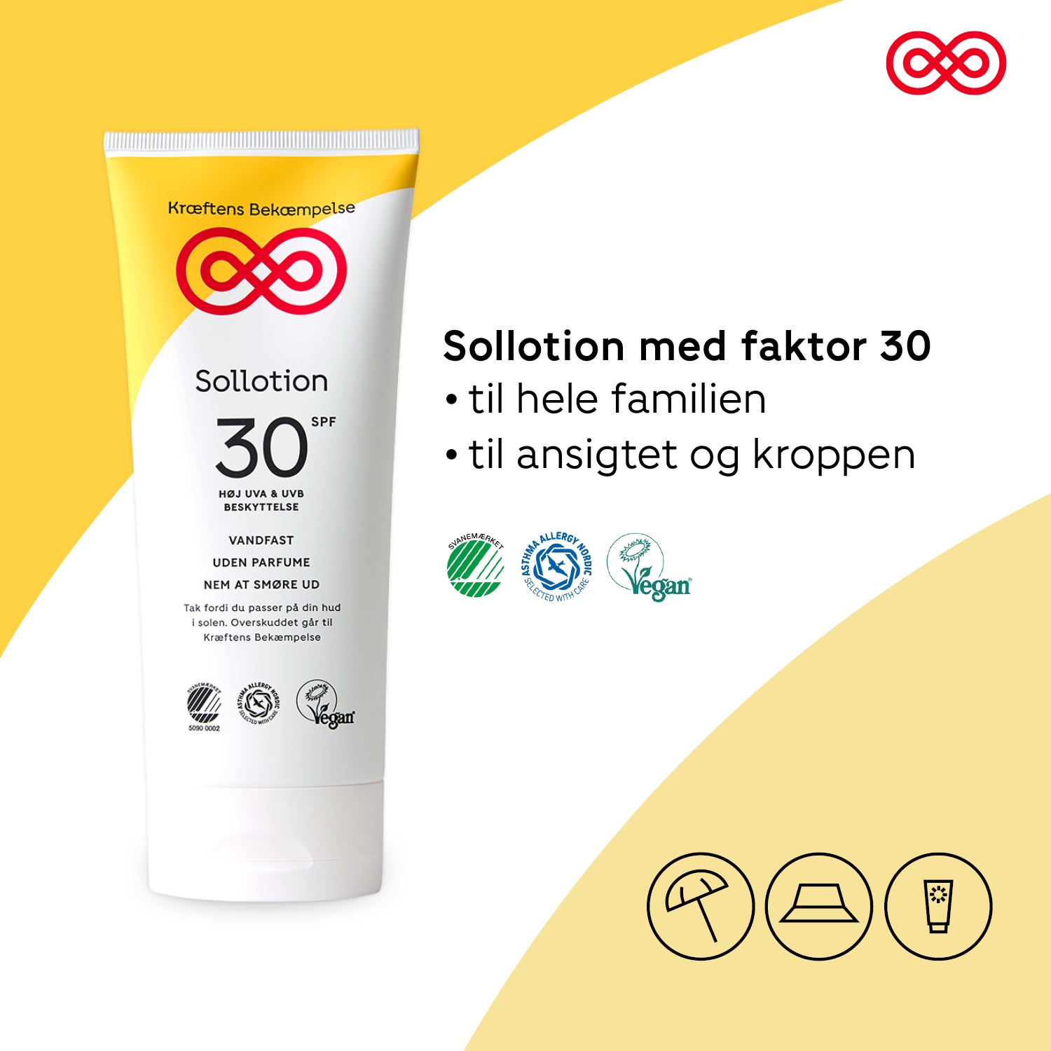 Kræftens Bekæmpelse Sollotion SPF 30