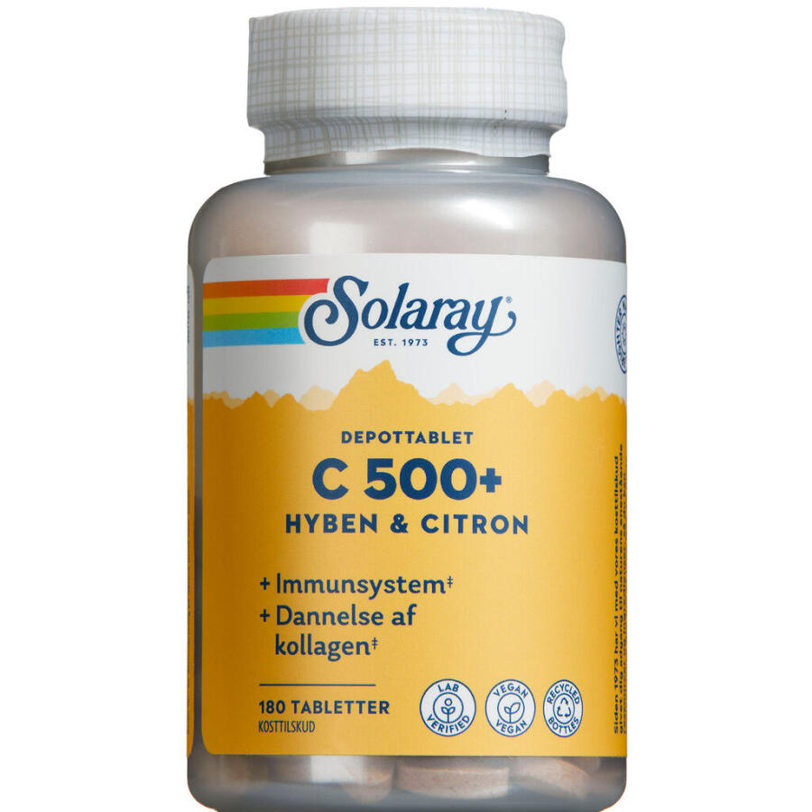 Solaray C-Vitamin 500+