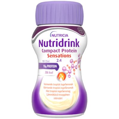 Nutridrink Compact Protein Sensations Hot Tropisk Ingefær