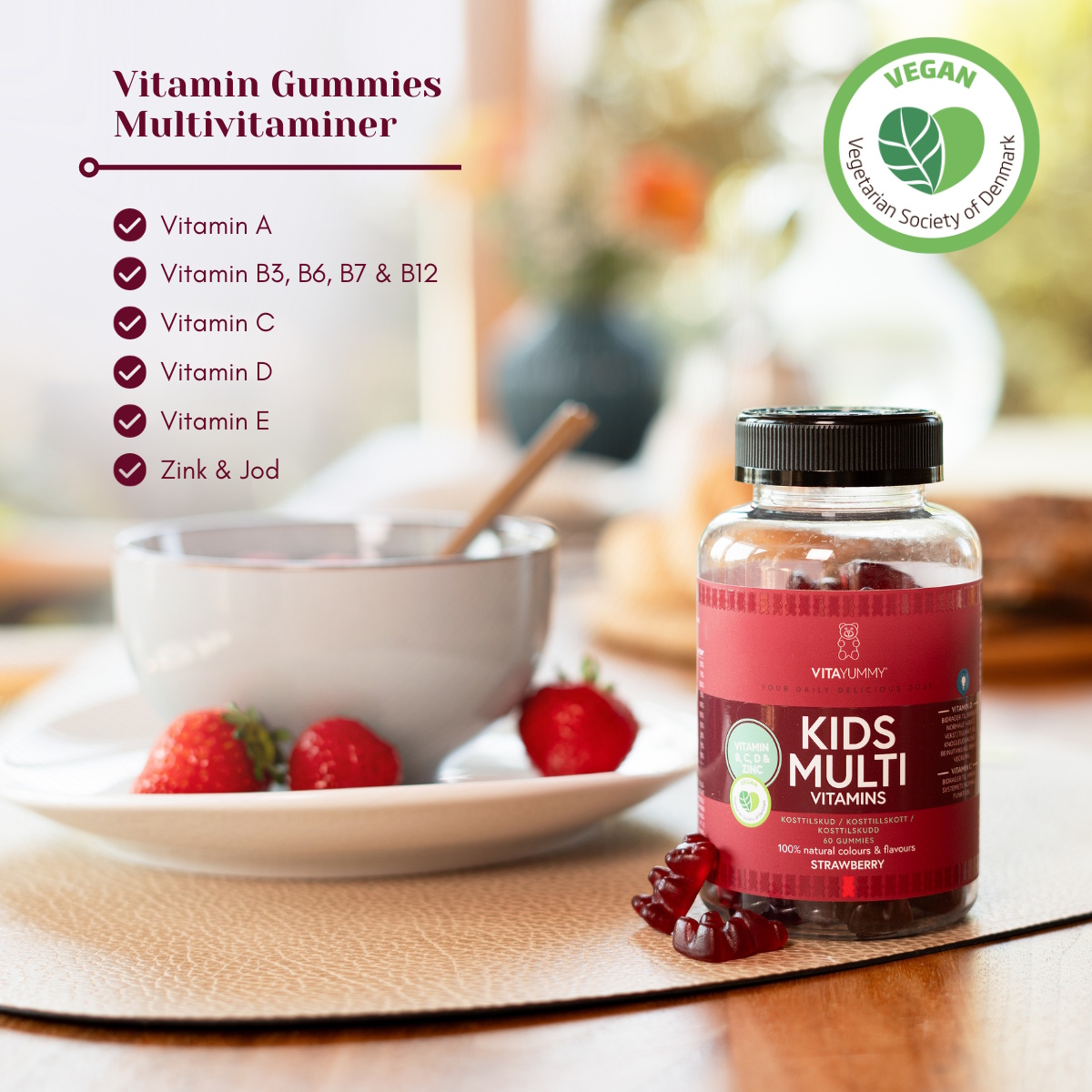 VitaYummy Kids Multi, Strawberry