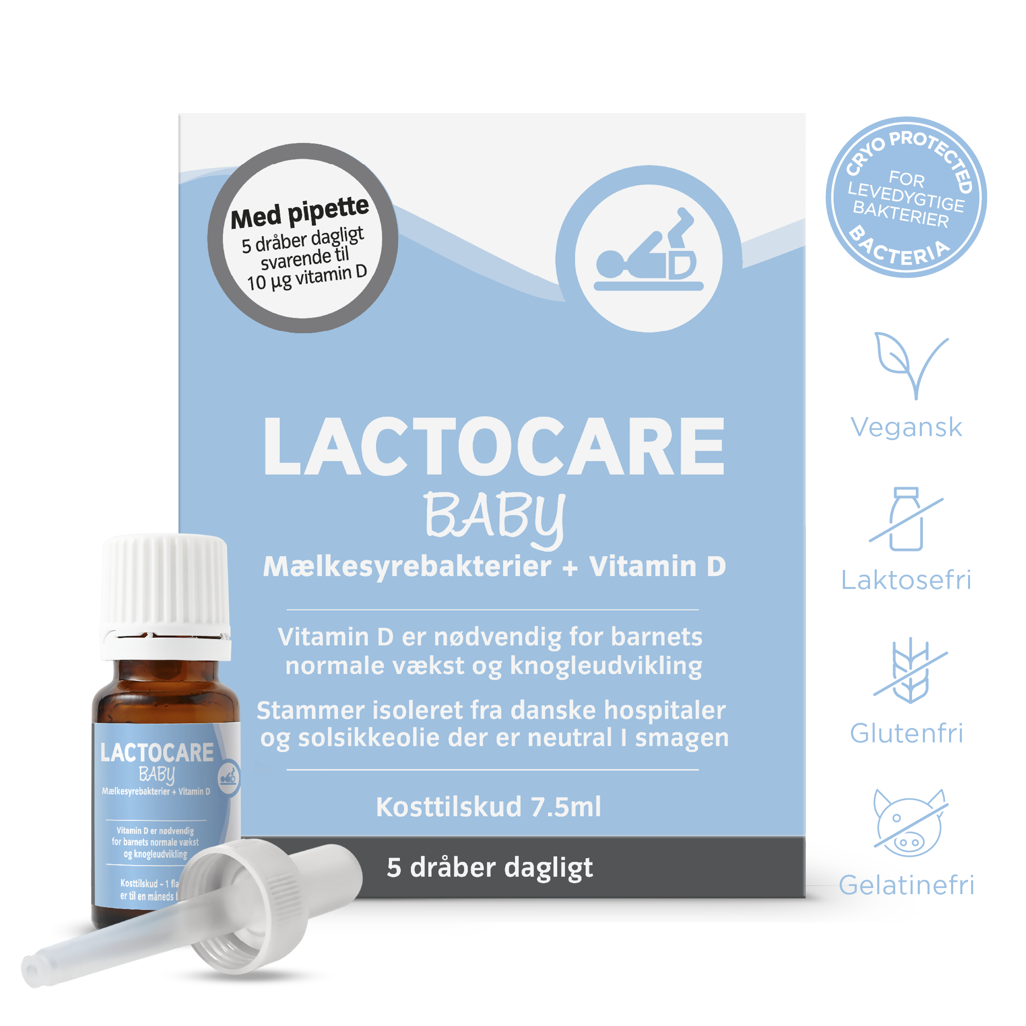 Lactocare Baby D-dråber