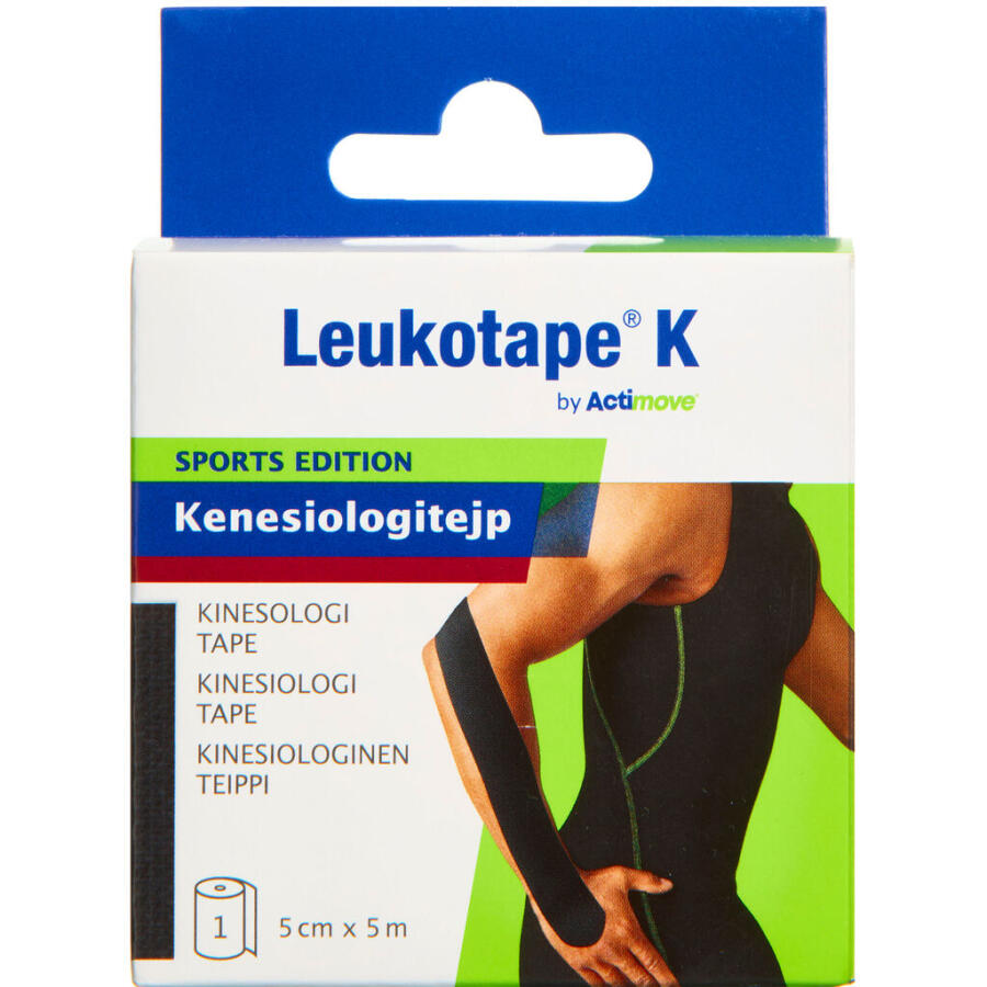 Actimove Leukotape K Sort 5cmx5m