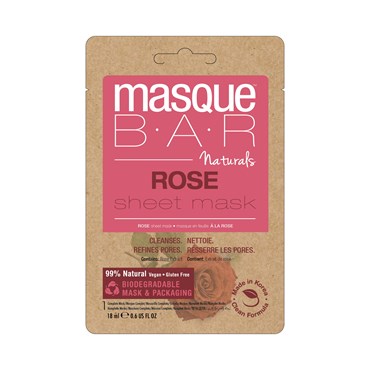 MasqueBar Naturals Rose Sheet Mask