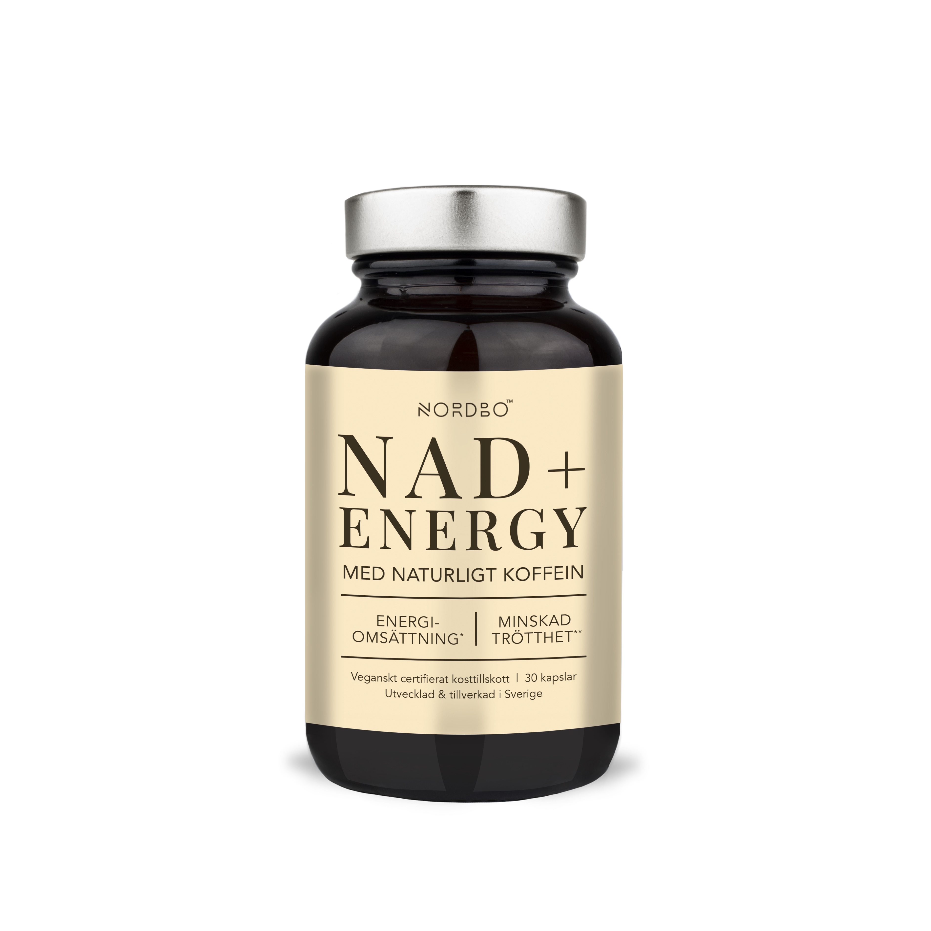 Nordbo NAD+ Energy, 30 kap