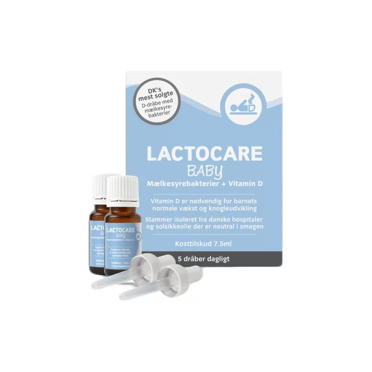 Lactocare Baby D-dråber 2-Pak