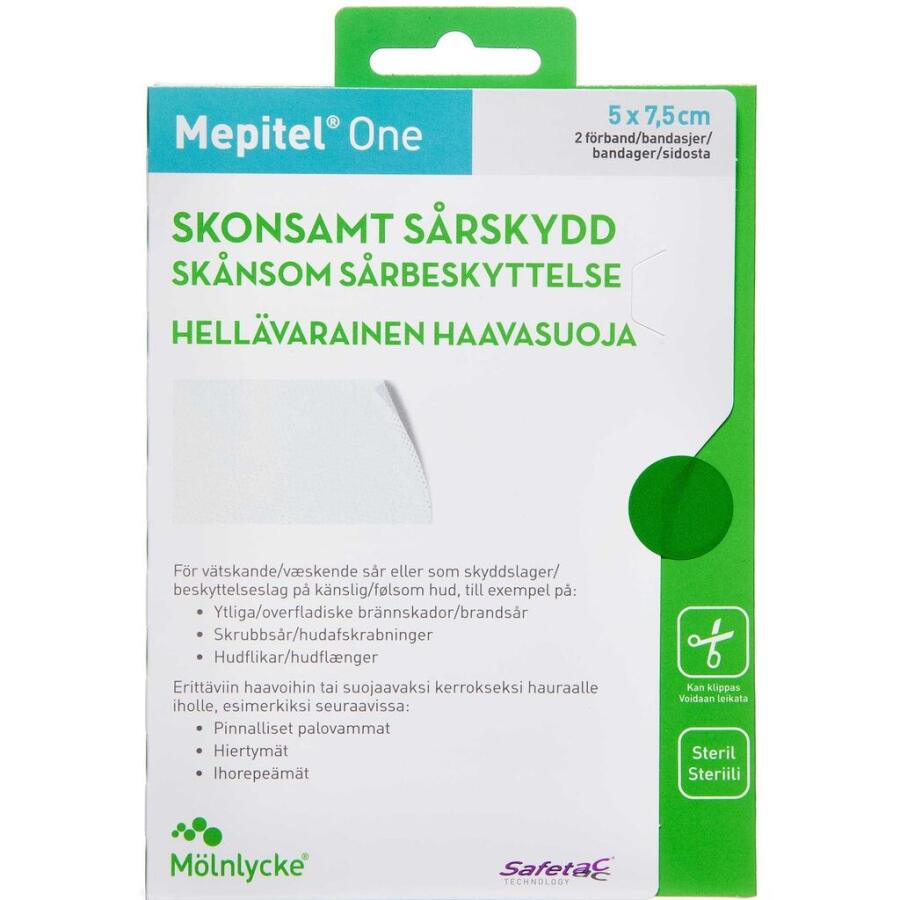 Mepitel One med safetac 5 x 7,5 cm