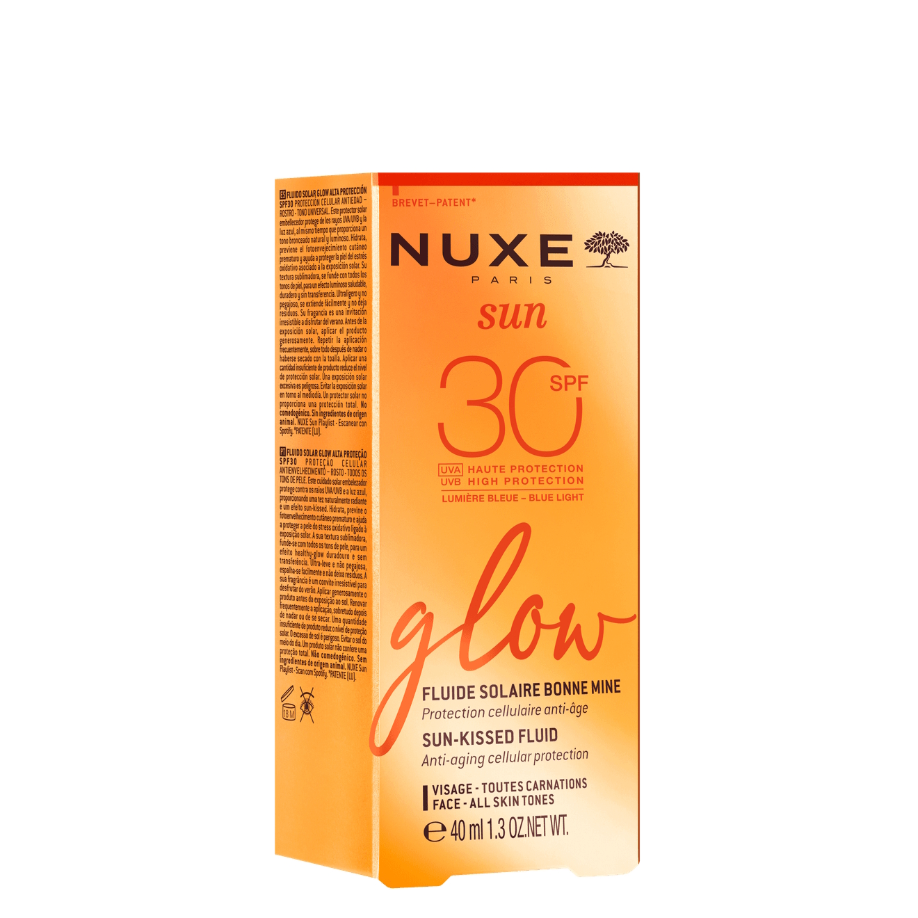 NUXE SUN-KISSED FLUID GLOW FACE SPF 30