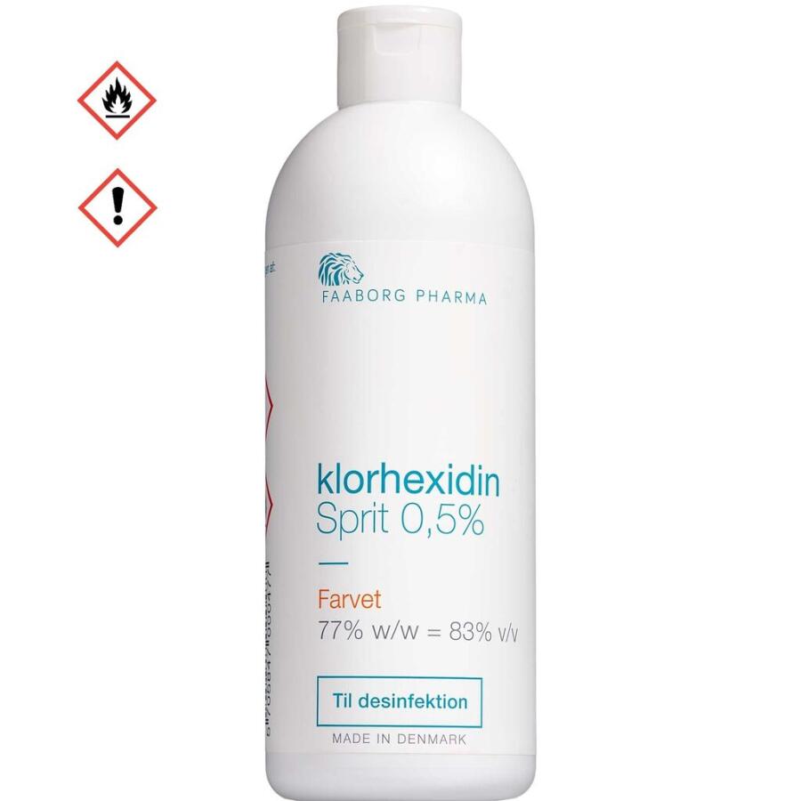 Faaborg Pharma Klorhexidin Sprit Farvet 0,5%