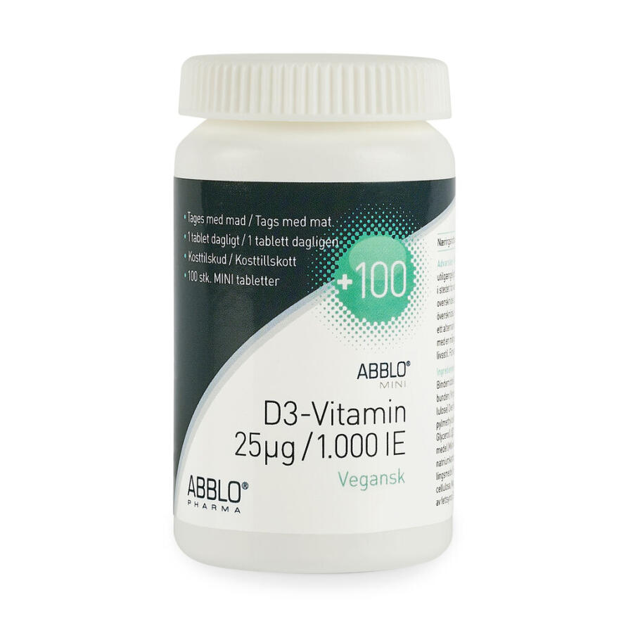 Abblo d3-vitamin 25 mikg tabl