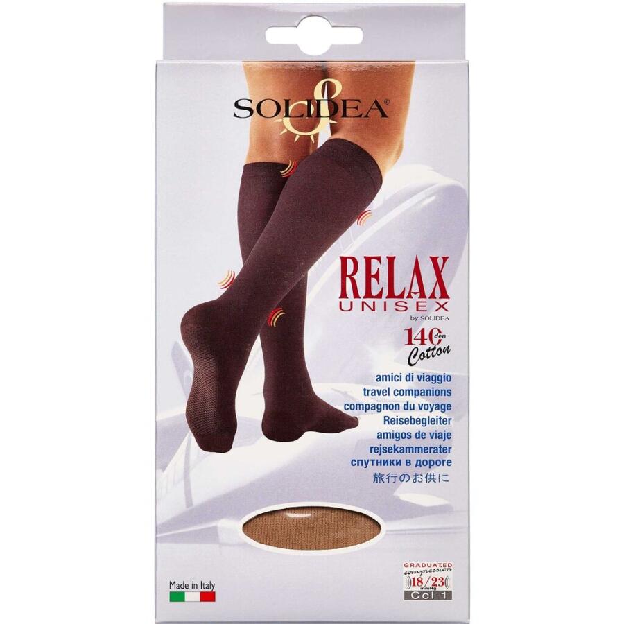 Solidea Knæ Relax Unisex 140 Cotton Natur Medium