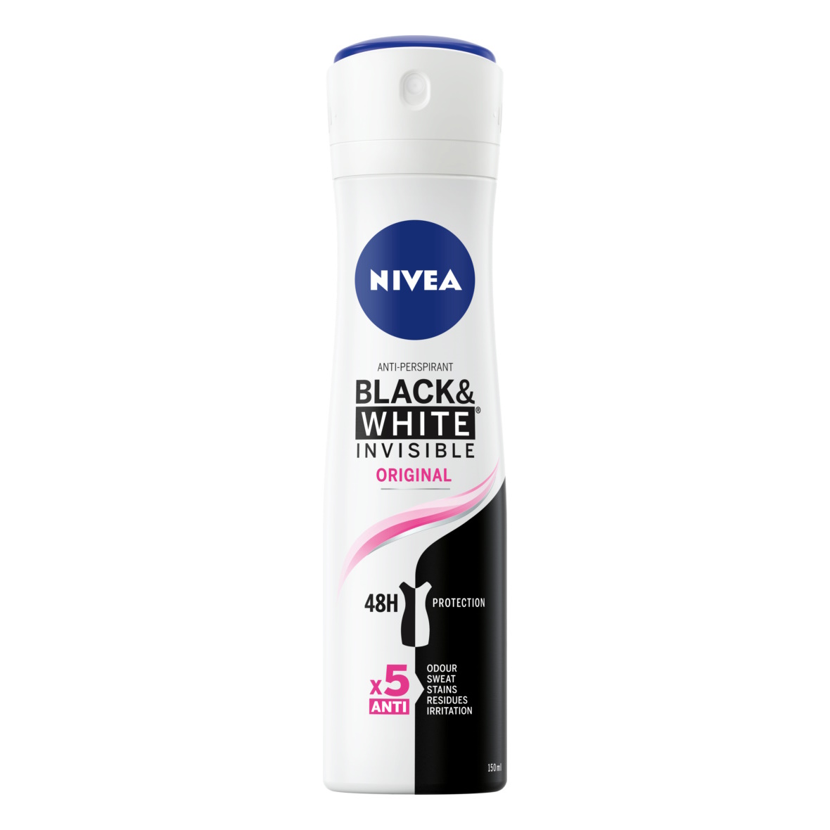 NIVEA Black & White Invisible Original Female Spray