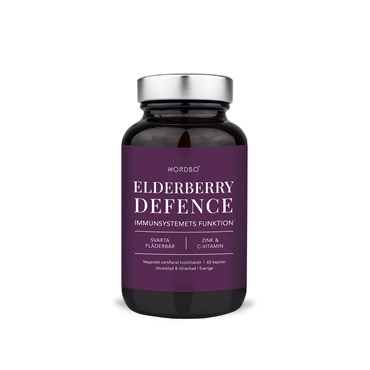 NORDBO Elderberry Defence 60 kapsler VEGAN